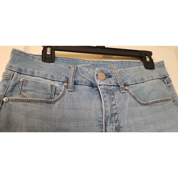 NWT's -Seven7 Jeans Women's Tummy Less High Rise Skinny Denim Distressed Size 8 - Picture 2 of 15